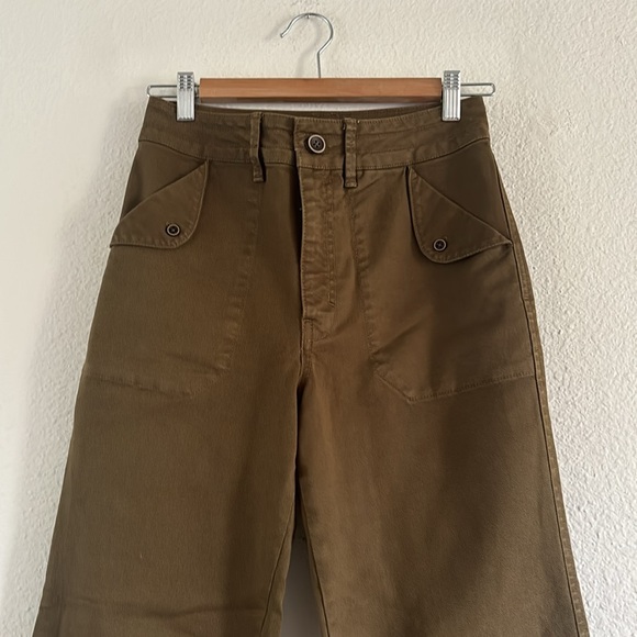 Unpublished Green Cargo Jeans size 26 - Picture 3 of 6